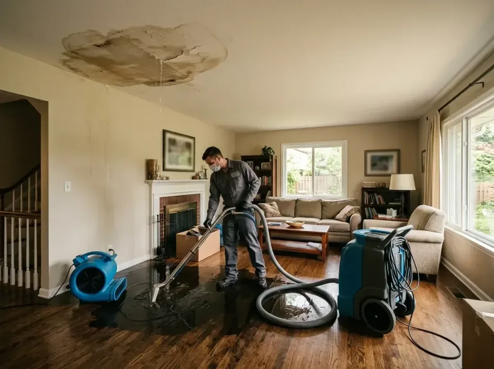 attic-pipe-burst-ceiling-drip-008 — frequently asked questions, Water Damage Restoration & Carpet Care in Weaver, AL